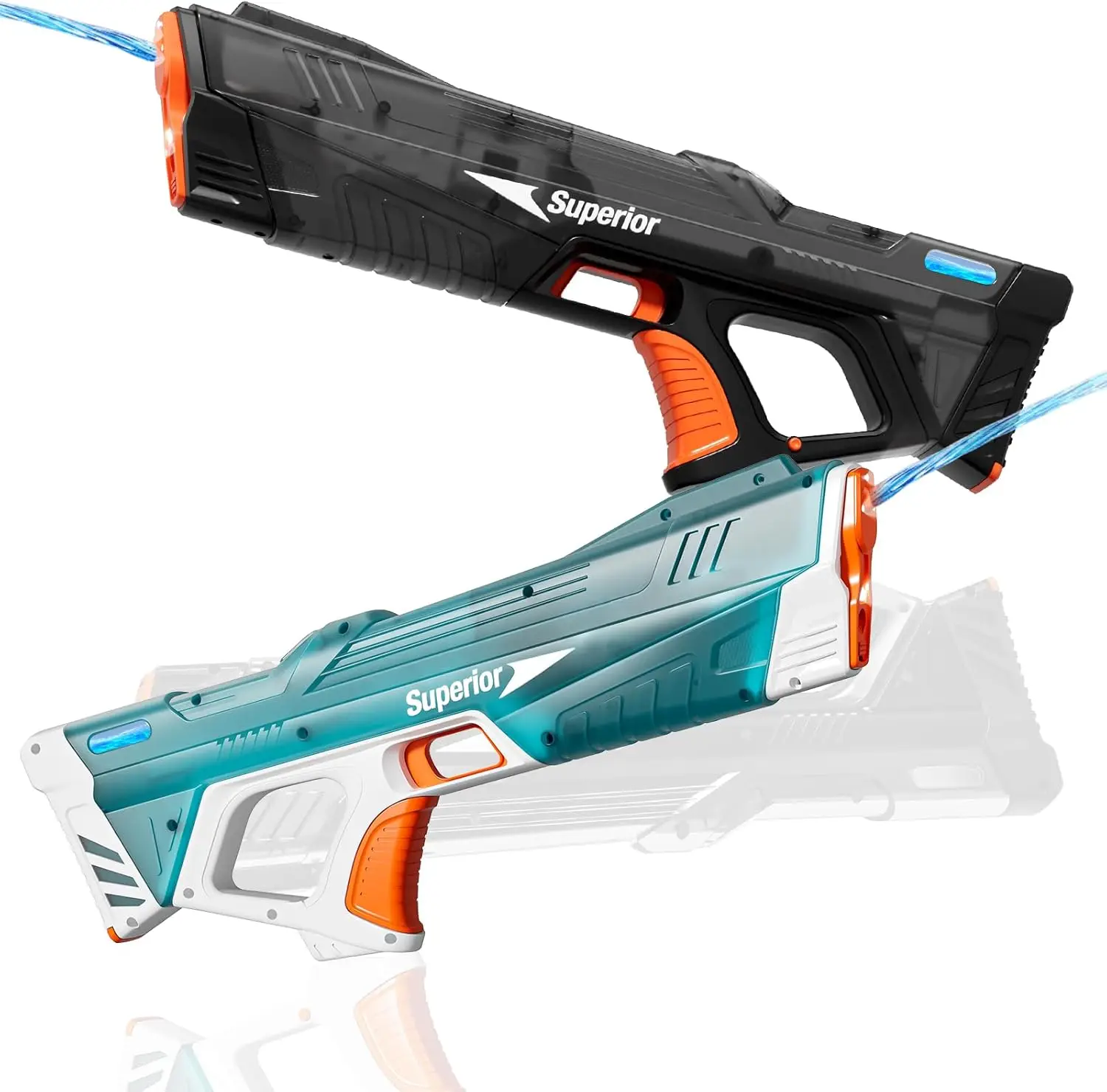2 Pack Electric Water Guns, Powerful Automatic Squirt Gun, High Powered Shooting, Long Range Pool Toy Outdoor Game