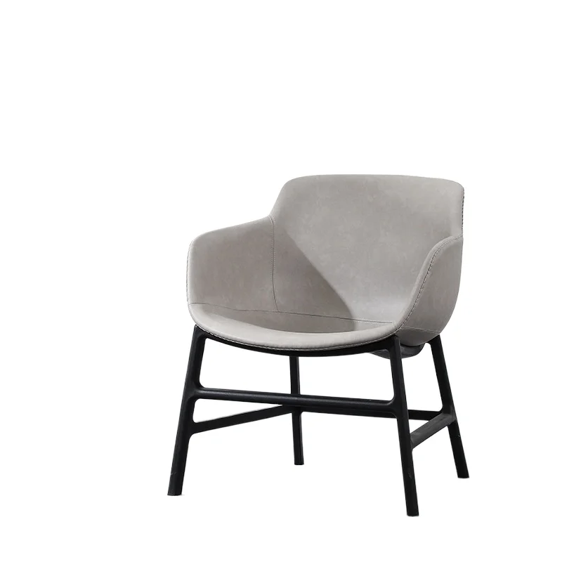 

Nordic Leisure Chair Backrest Home Dining Chair Simple Bedroom Living Room Desk Negotiation Chair Fabric Single Sofa