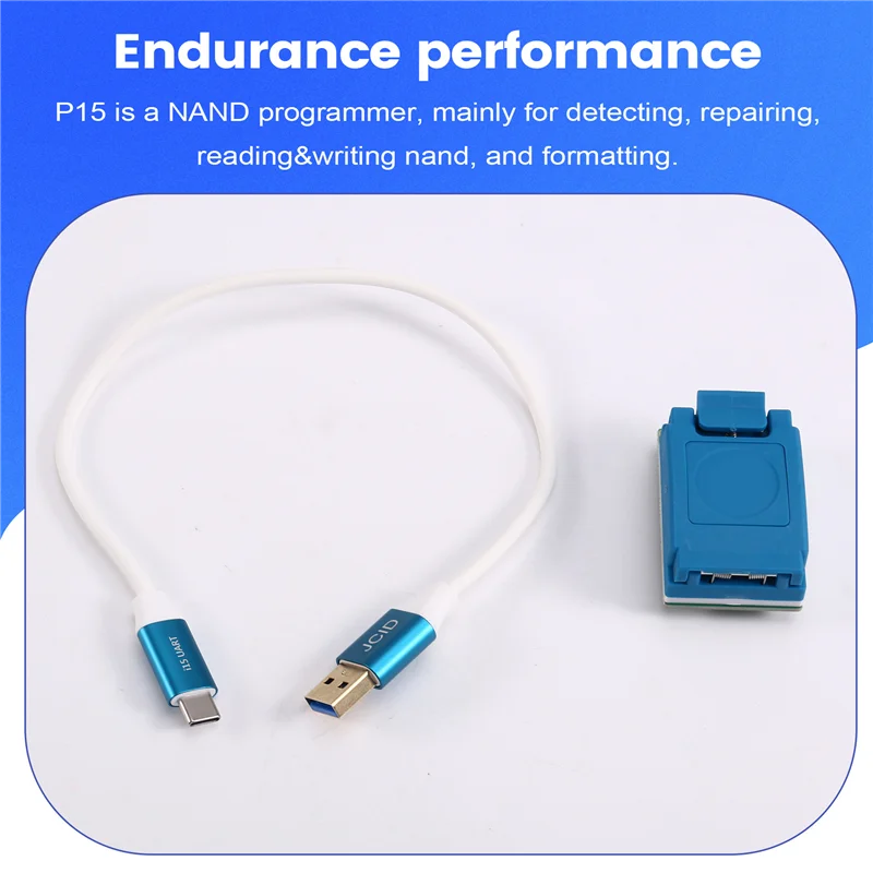 Abnr para iphone 8 8p xr xs max 15 pro programador compatível p15 módulo de disco rígido para nand syscfg ferramenta de gravação de modificação de dados