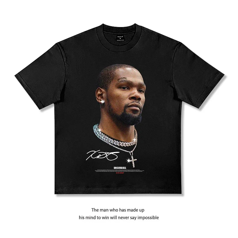 American Football Star manica corta NBA James Curry Moranteo basket Star Harden 100% cotone t-shirt da uomo manica corta top