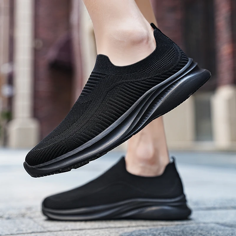 Men's Shoes New Mesh Casual Socks Short and Chubby Sports Shoes Popular Flat Bottomed Pants Cheap Running Shoes Men's Shoe Brand