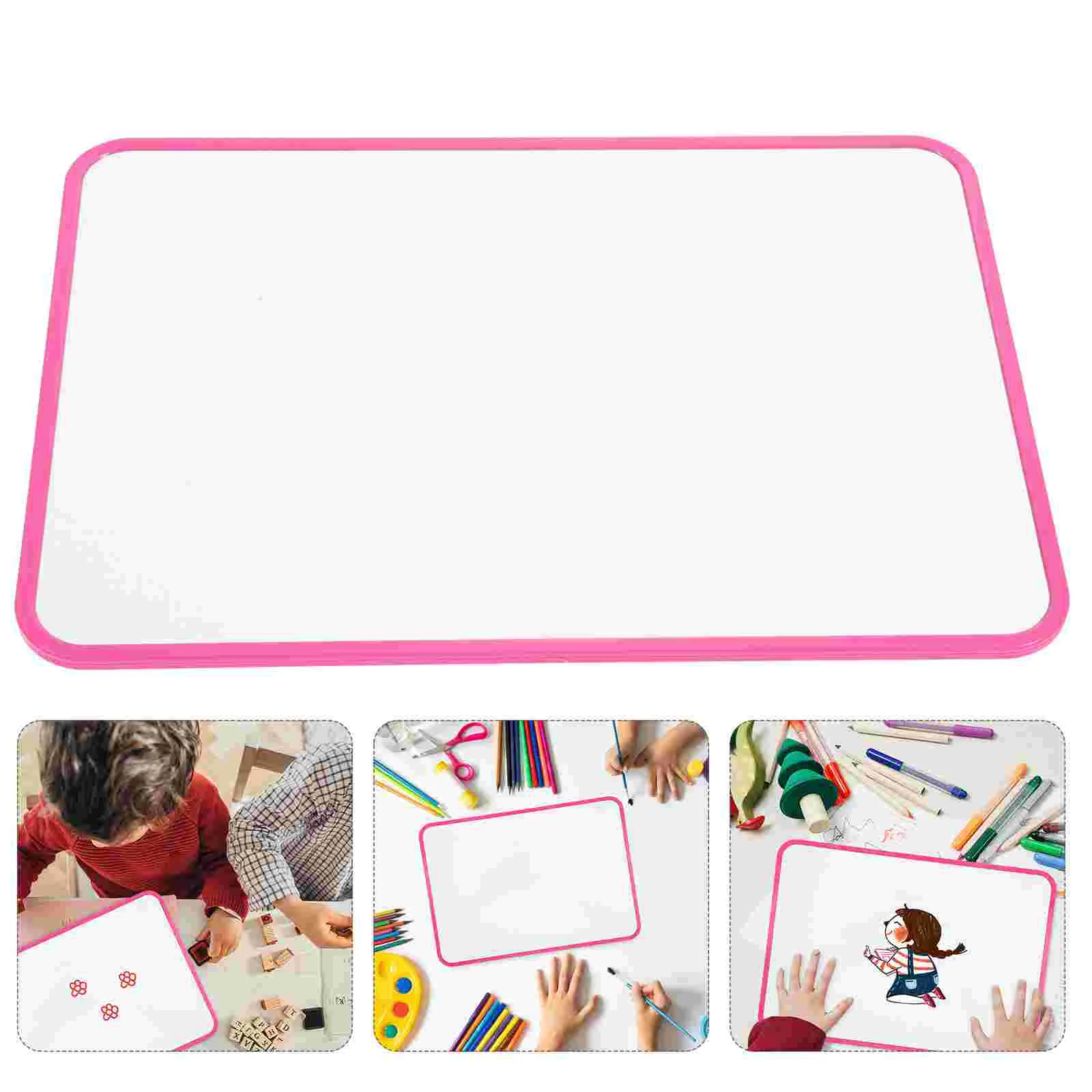 Kleines Whiteboard, magnetische Studententafeln für Kinder, Klassenzimmer, Whiteboards, Studenten, Notizen, handgehaltenes Bauchmuskeln, Schreiben, trocken abwischbar