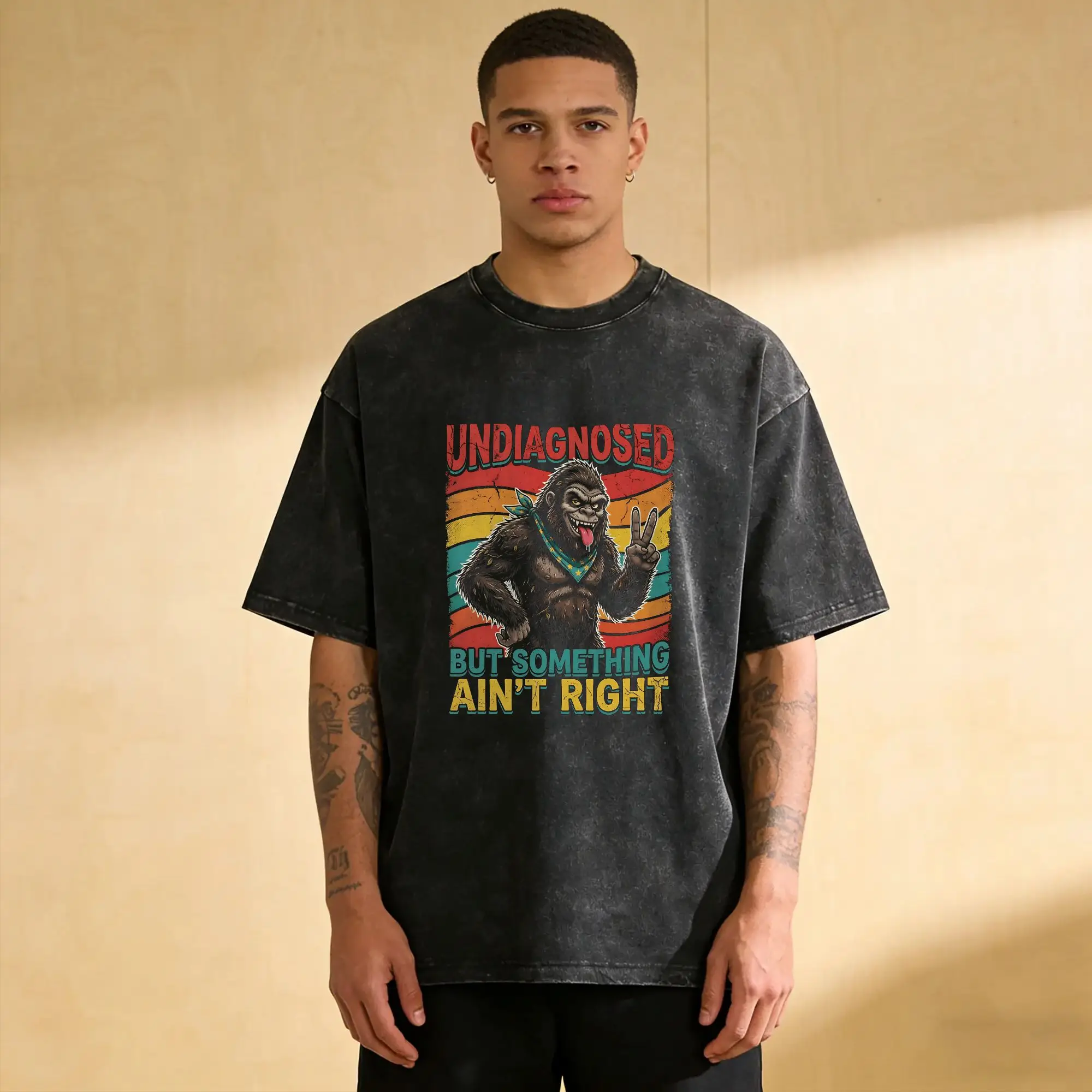 Undiagnosed But Something Ain‘t Right T-Shirt Men  Fun Cotton Tees Round Neck Short Sleeve T Shirts Unique Tops