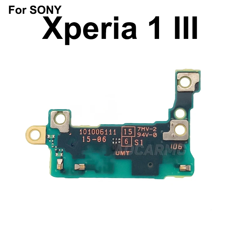 Aocarmo For Sony Xperia 1 III / X1iii MARK3 XQ-BC72 BC62 BC52 Bottom Microphone MIC PCB Circuit Board With Antenna Connector