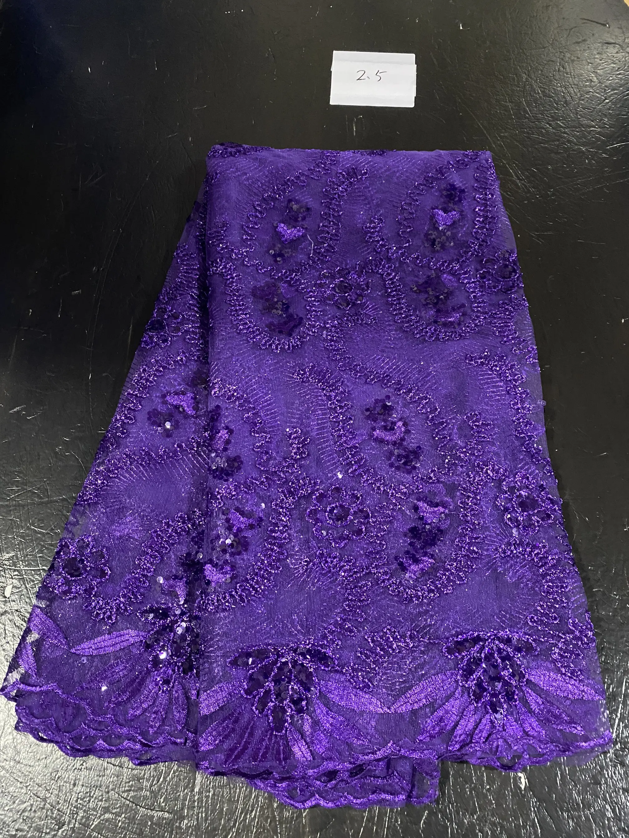 Neuer nigerianischer Tüll-Spit – Embroidery Net Fabric Bewertung und Preis