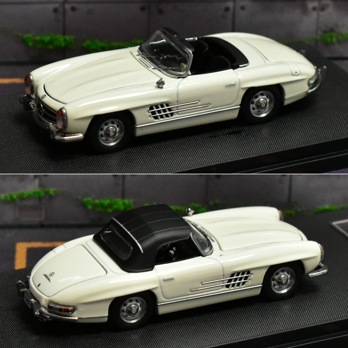 Roadster Diecast modelo carro, GFCC 1:64 300SL