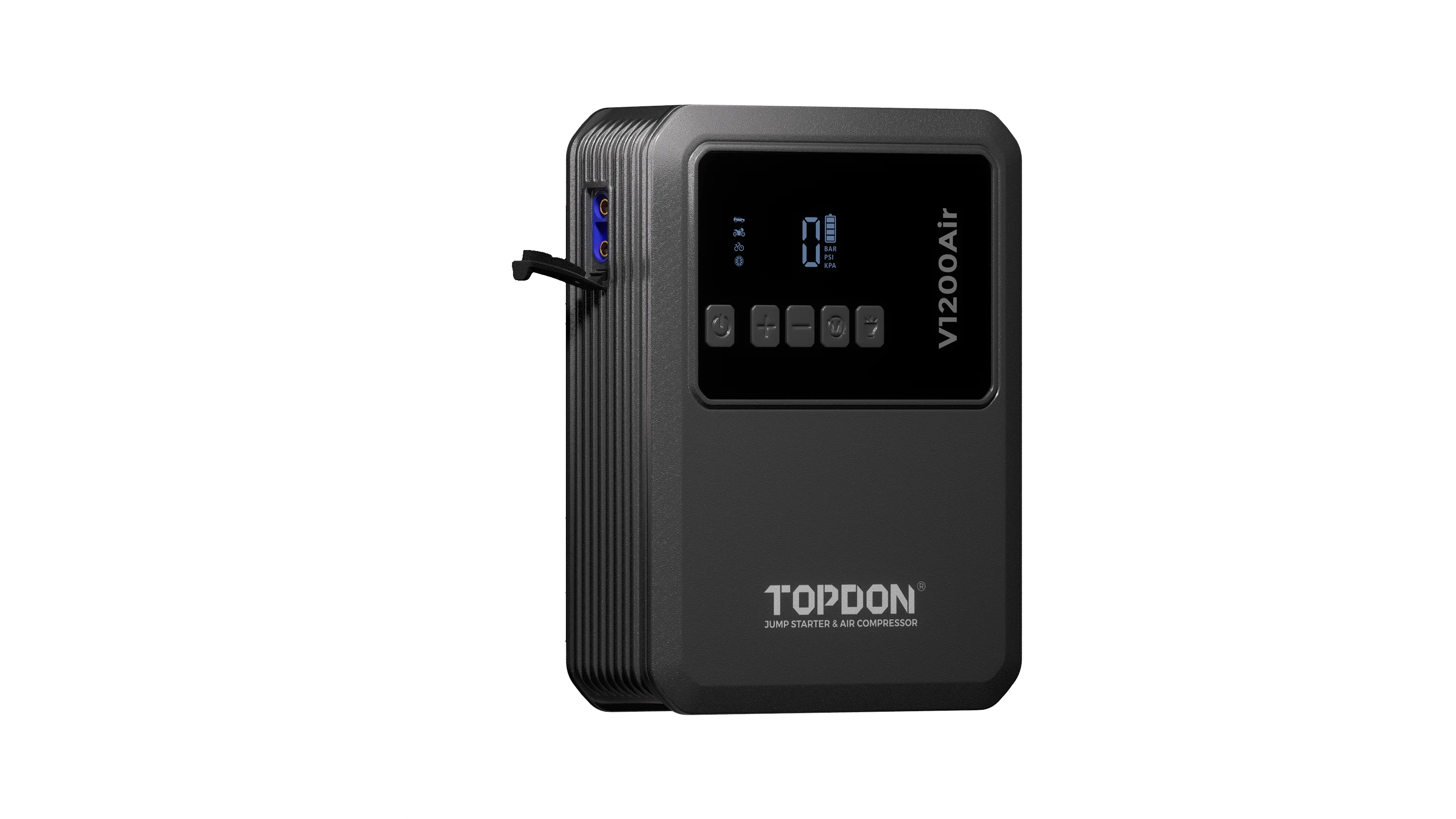 TOPDON V1200 Air 12V Jump Starter Battery With Versatile Air Pump Capable Portable Car Battery Jump Starter With air Compressor view 3