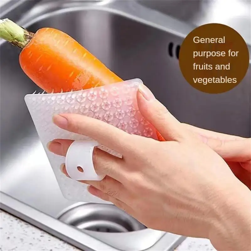 Kitchen Accessories Multifunctional Good Flexibility Multifunctional Dishwashing And Cleaning Brush Sponge Scrubber Clean Tool