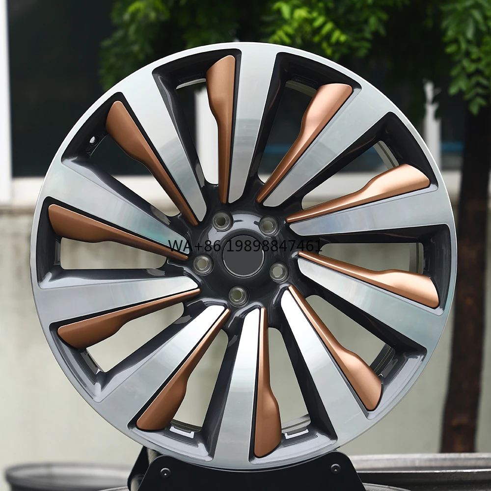 

New Design Gray Bronze Combination 17-20 Inch Forged Car Rims 5X108 5X112 5X114.3 5X120 M4 M5 M7 Aluminium Alloy Wheels