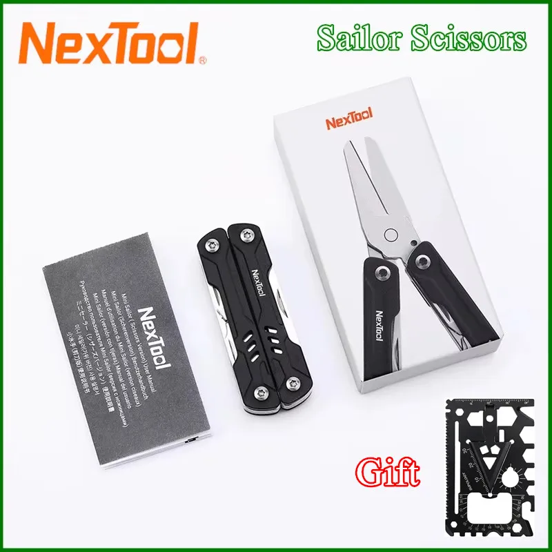 

NexTool Mini Sailor Scissors 10 in 1 Multitool Folding Pliers Pocket Knife Outdoor EDC Camping Multifunctional Tools