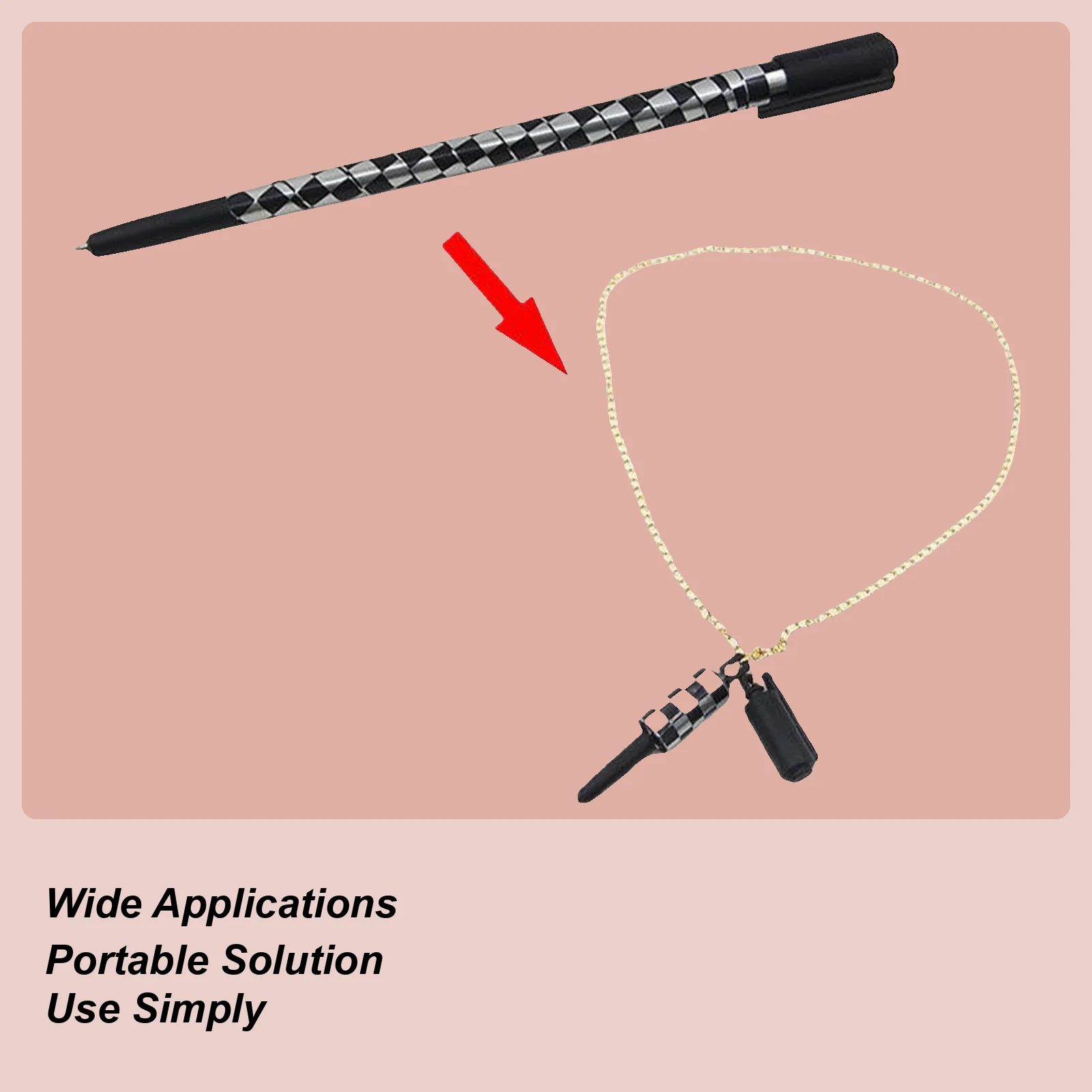 خدع الساحر للبالغين تختفي القلم إلى قلادة للتحايل الدعائم للأطفال حفلة عيد ميلاد التجمعات العائلية المواهب في الهواء الطلق
