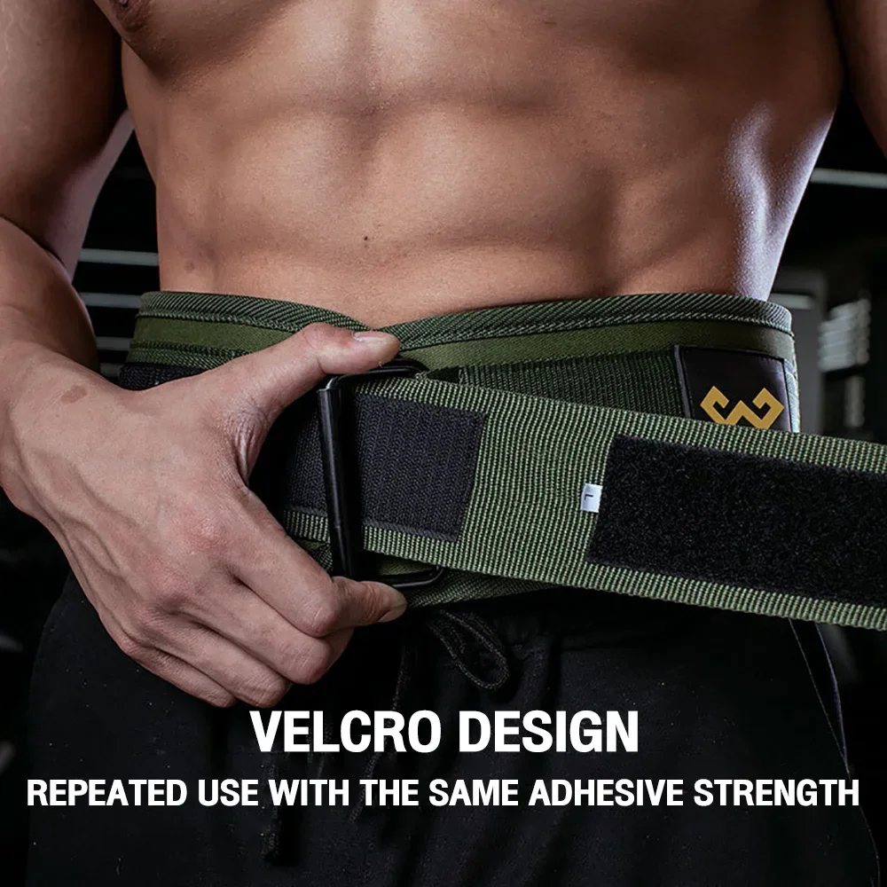 Widened Weightlifting Squat Training Lumbar Support Waist Protector Belt Gym Men Band Sport Powerlifting Belt Fitness Training