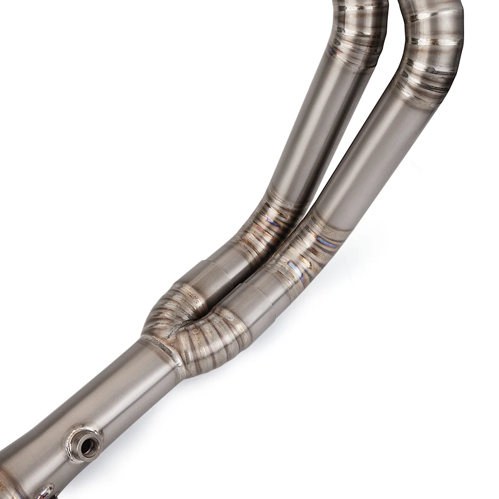 Originele Volledige Motorfiets Uitlaatsysteem, Escape Slip On,Link Pipe Connect, Tubo Dianteiro, Mt07, Fz07, 51Mm