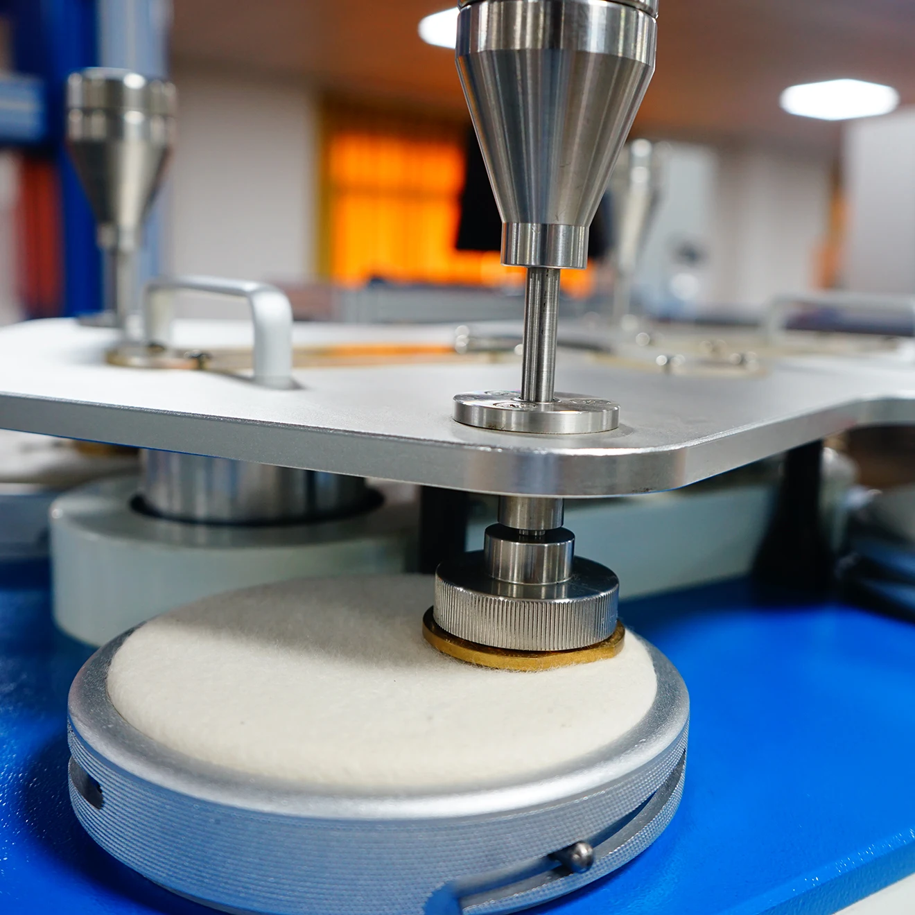 Slijtage Tester Pilling Vier & Zes & Acht Hoofden Martindale Textielwrijving En