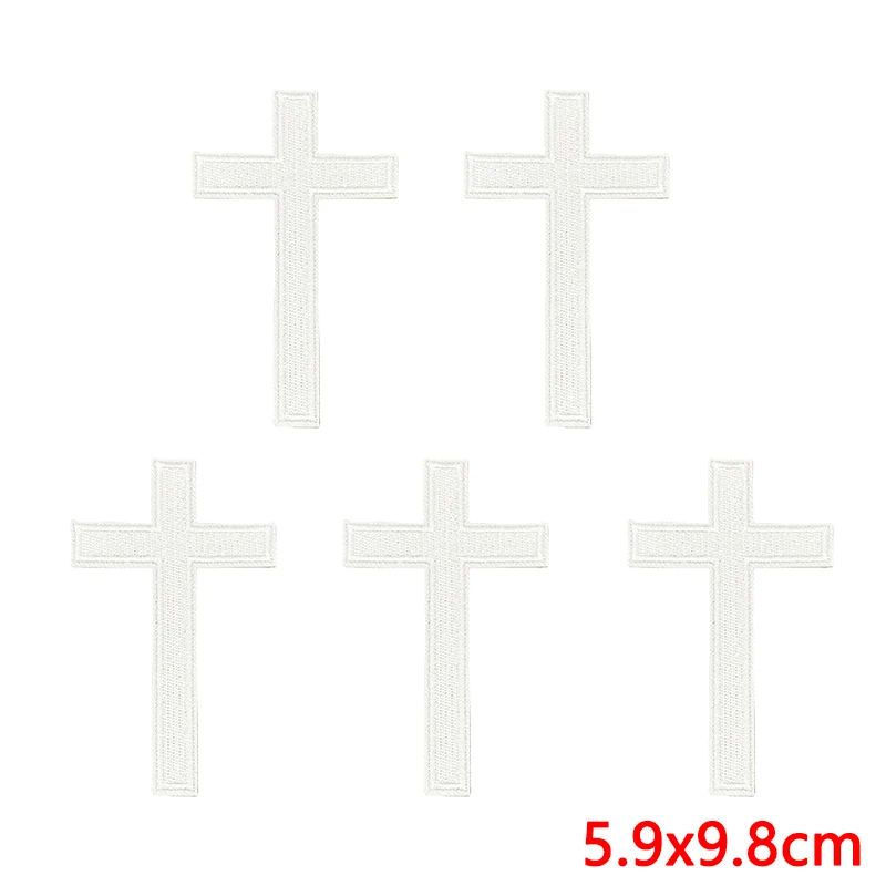 10 pcs/set Wholesale Cross Flowers Applique/Embroidery Patch Iron On Patches For Clothing Thermoadhesive Patches On Clothes DIY