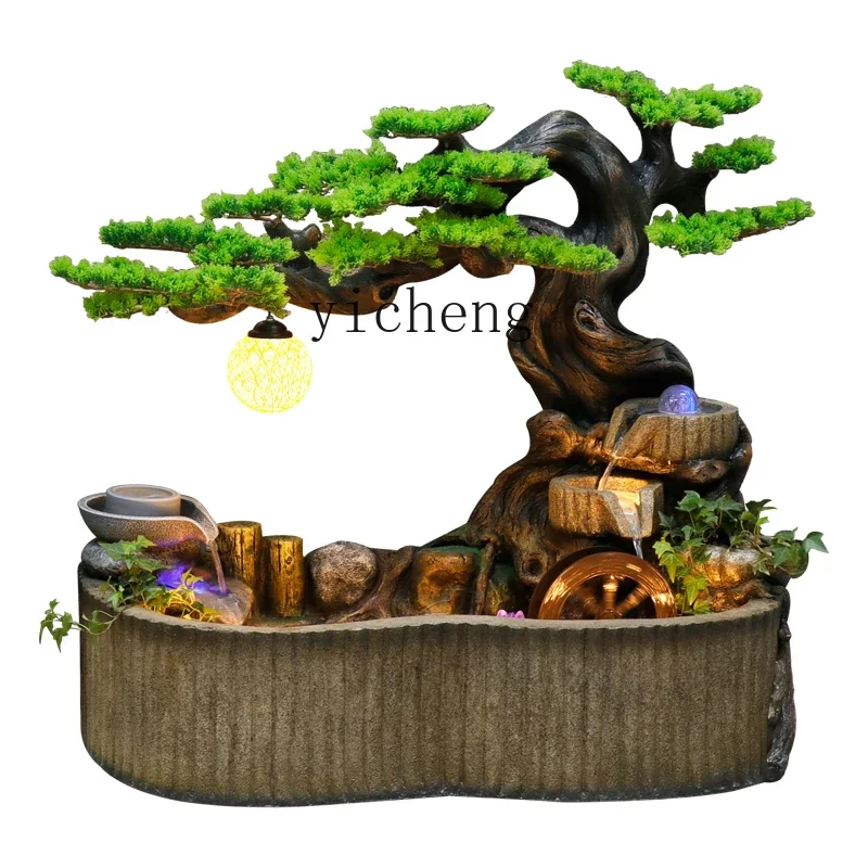 

XL outdoor pastoral landscape fish pond flowing water ornament courtyard balcony garden decoration