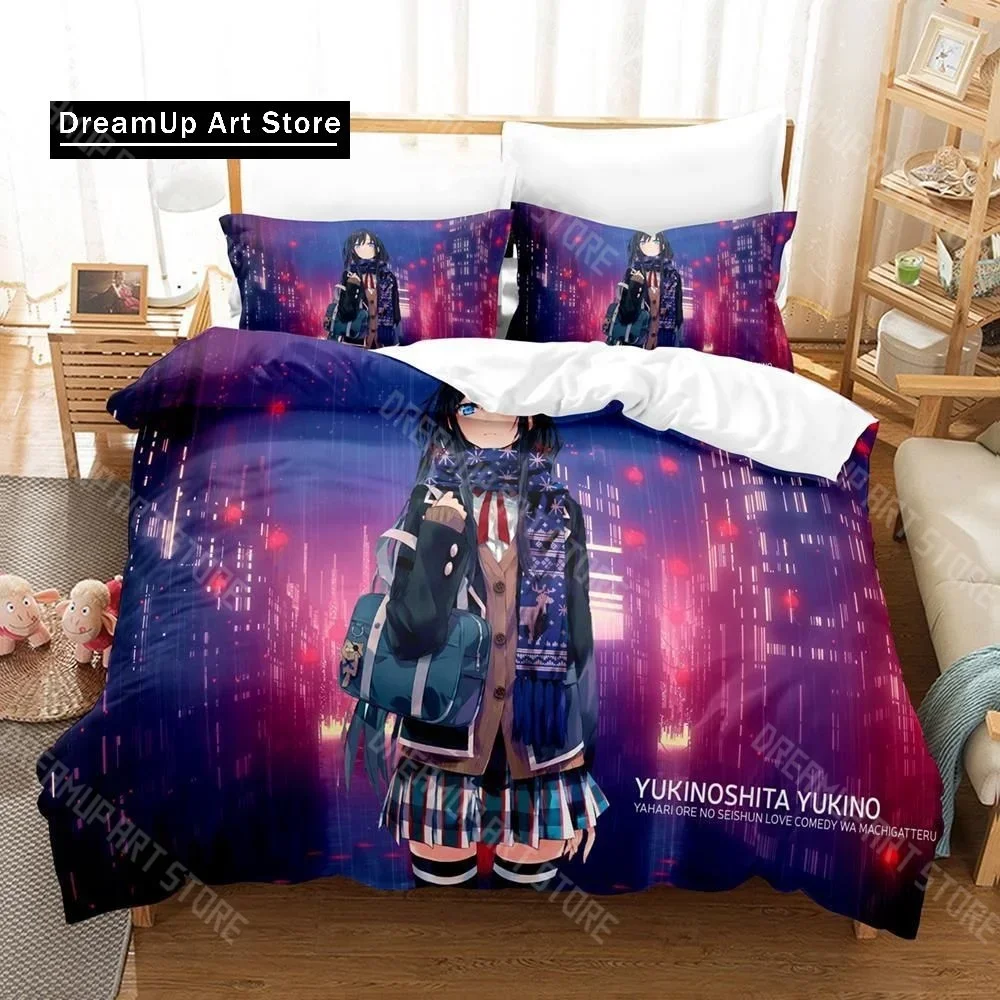 

3d аниме My Teen Романтическая комедия SNAFU Комплект постельного белья Single Twin Full Queen King Size Комплект постельного белья для взрослых и детей Наборы пододеяльников для спальни