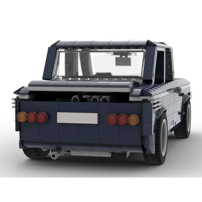 MOC-68791 صغيرة كلاسيكية سيارة رياضية سباق بنة نموذج 1189 أجزاء MOC الإبداعية بنين الأطفال عيد ميلاد بناء لعبة