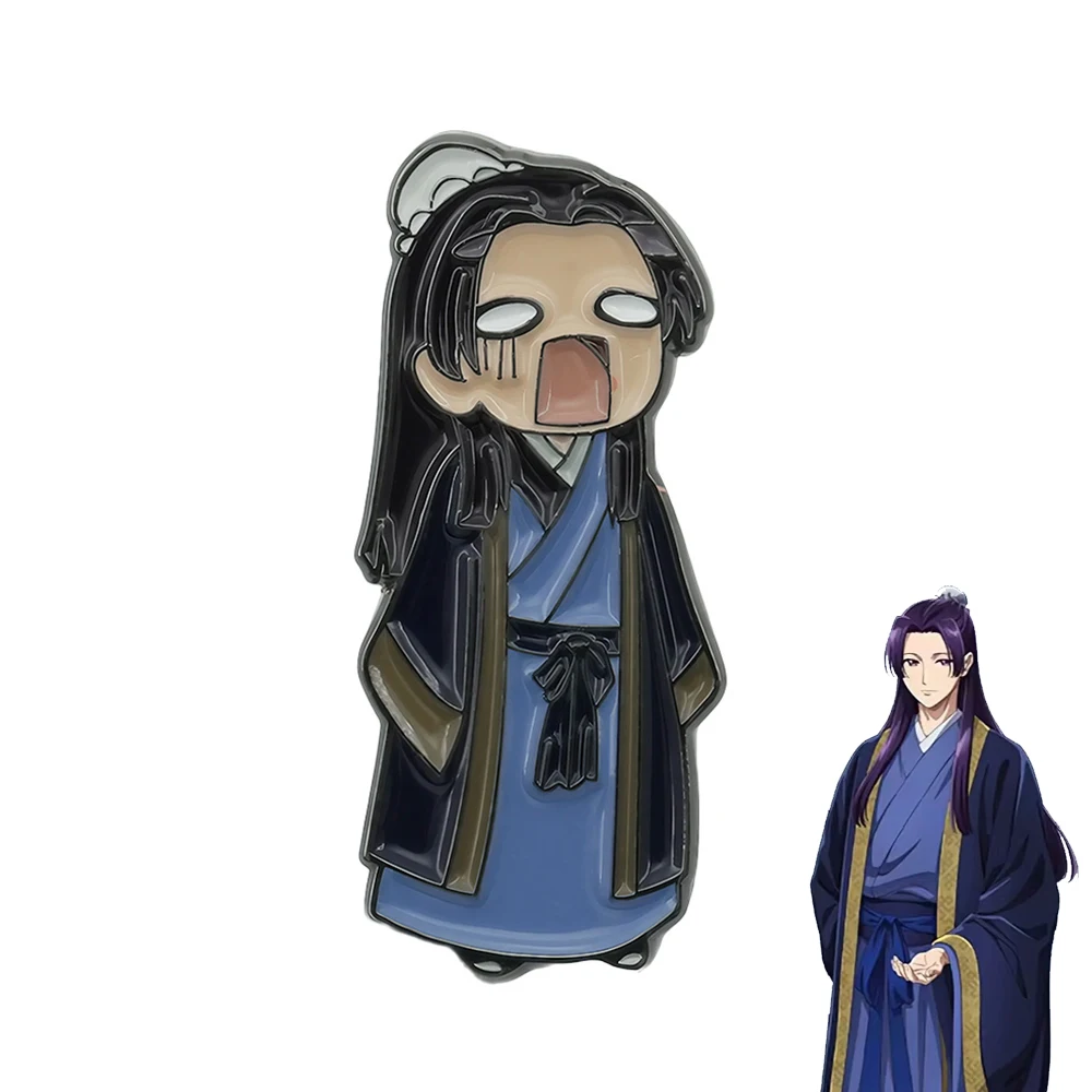 

Anime The Apothecary Diaries Jinshi Cosplay Badge Metal Figure Brooch Costume Decoration Lapel Pins Unisex Accessories Props