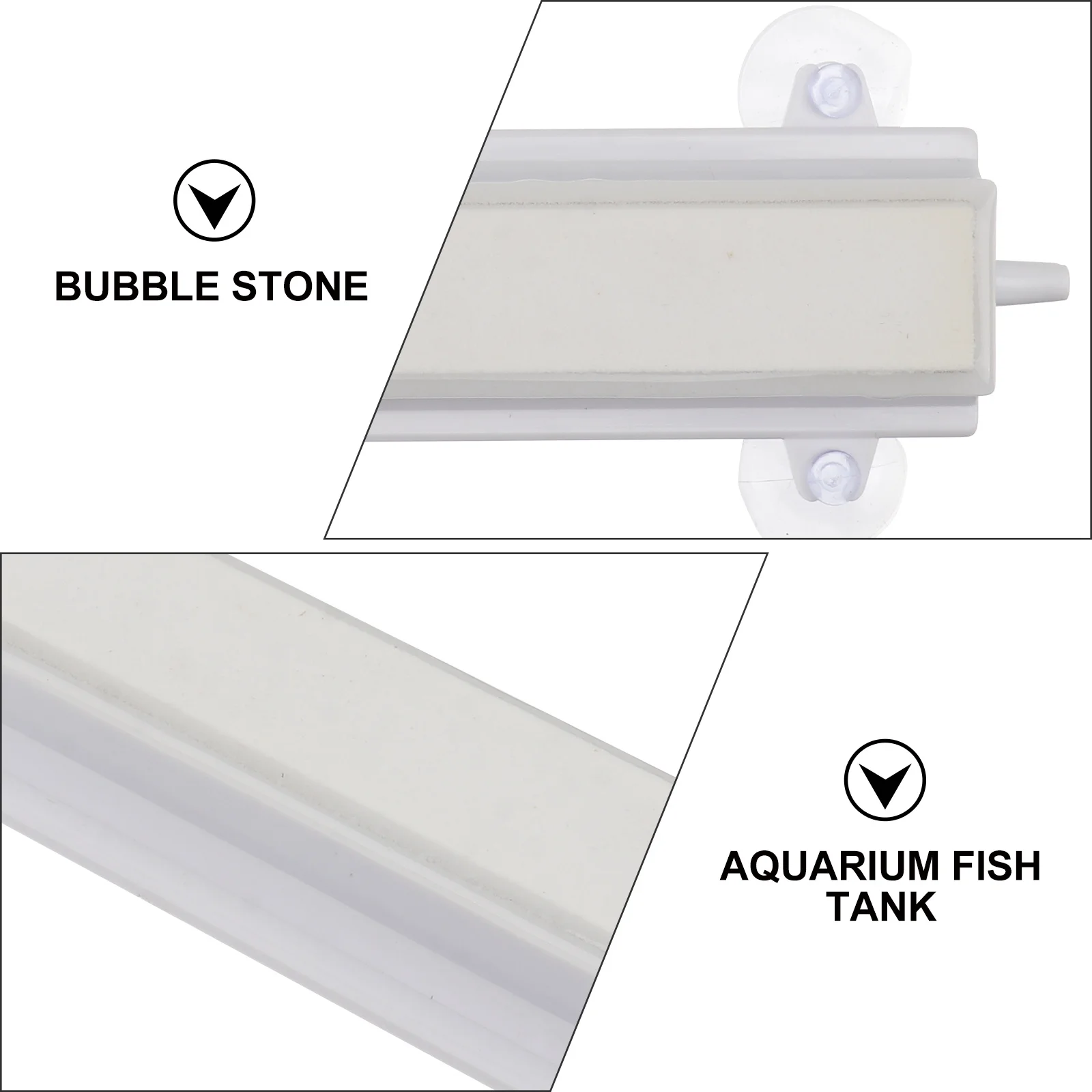 

Bubble Disk Oxygen Stone for Aquarium Air Pump Diffuser Suction Cup Small Heater Fish Tank Accessory Even Bubble Dispersion