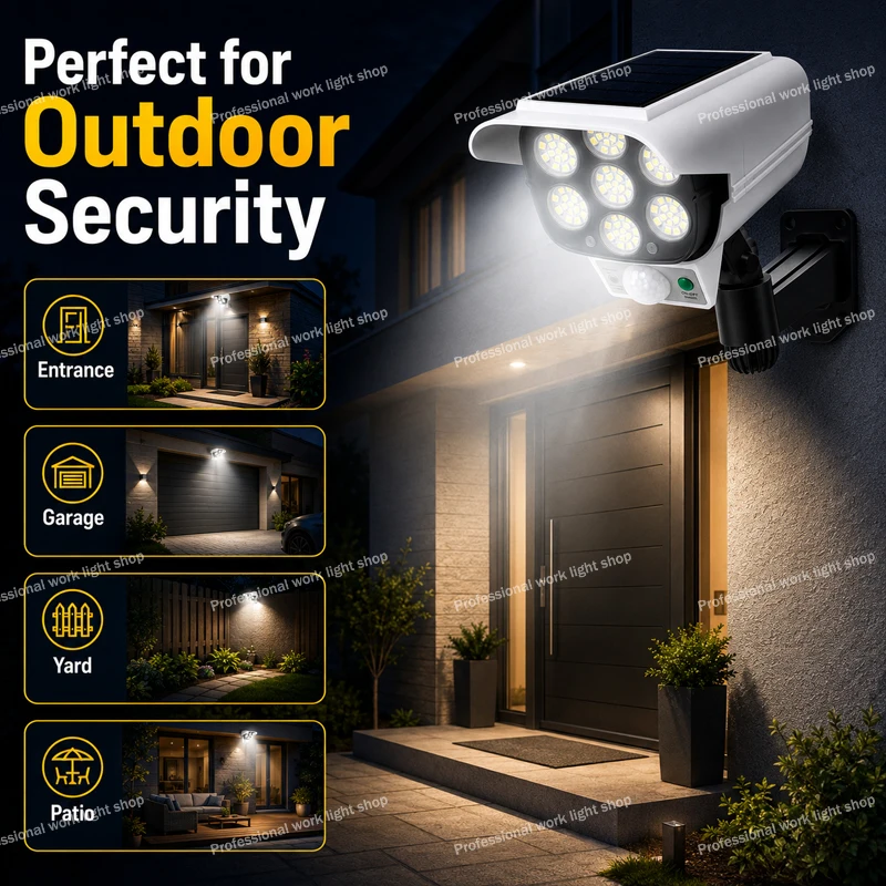 77 LED Solar-Dummy-Sicherheits – Home Security Yard Sensors Bewertung und Preis