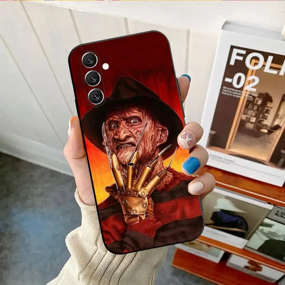 Horror F-Freddy KrugerS Phone Case For Samsung Galaxy A13,A21s,A22,A31,A32,A52,A53,A71,A80,A91 Soft Black Cover