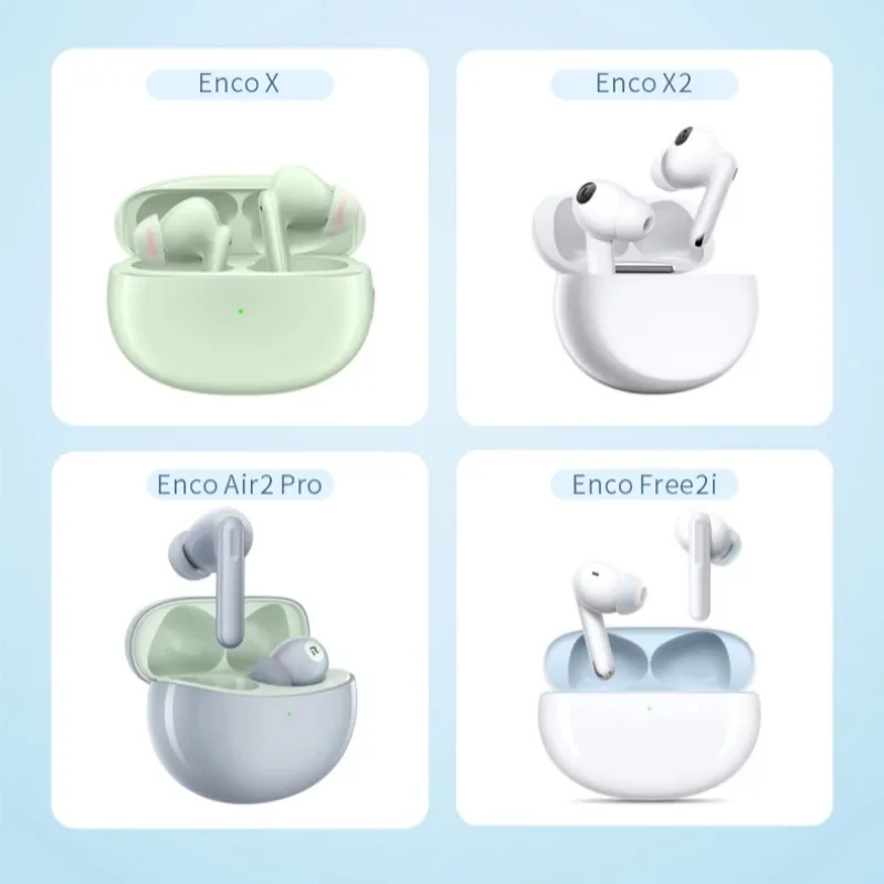 Almohadillas de látex para OPPO Enco X2, auriculares inalámbricos con Bluetooth, tapones para los oídos antideslizantes con cancelación de ruido para auriculares Enco Air2 Pro/Free2i