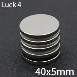 1/2/5/10Pcs Round Magnet 40x5 Neodymium Magnet N35 40mm x 5mm Permanent NdFeB Super Strong Powerful Magnets imans