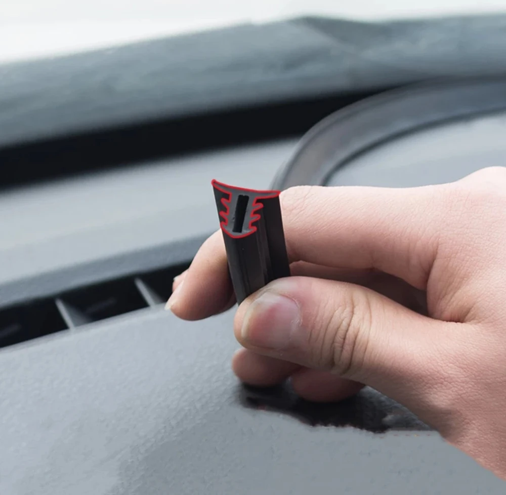 Auto Dashboard Dichtung Streifen Lärm Schalldämmung Gummi Streifen Windschutzscheibe Dichtungen Universal Dichtungs Innen Zubehör – Detail 4