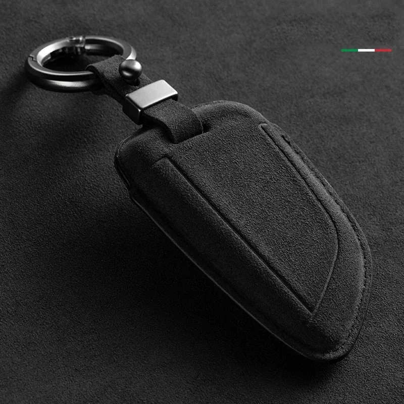 Afbeelding 6: Voor BMW 1 2 4 5 7 6 Serie F30 M2 M6 M3 M4 M5 M8 X3M X5M X1 X4 X5 X6 IX3 Z4 I4 GT F10 F11 F15 Suede Autosleutel Case Cover Shell