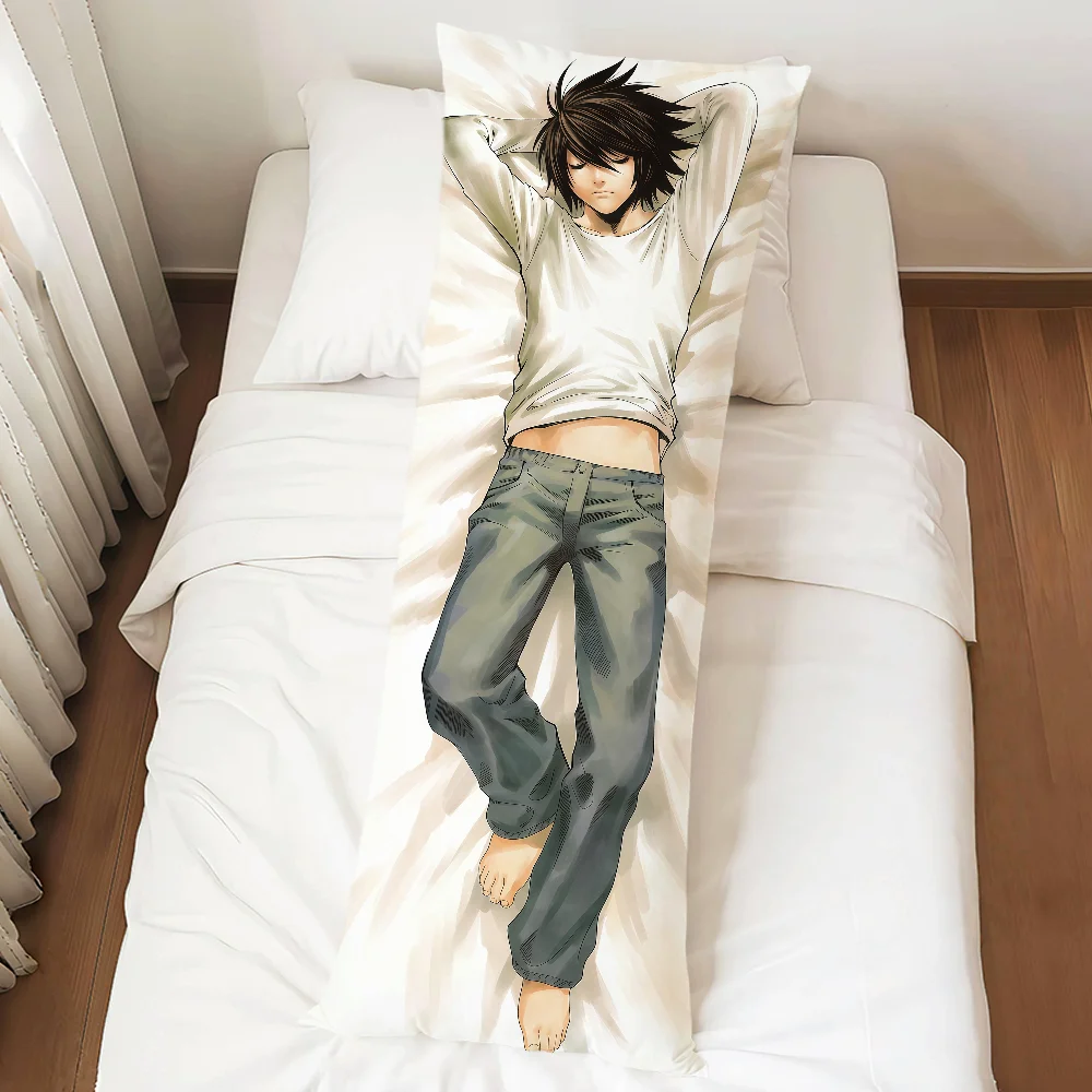 Anime L Lawliet D-Death Note Cushion Cover Long Rectangle Dakimakura Hugging Body Pillowcase Bed Sofa Decor Pillow Cover - view 4