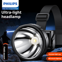 Philips new SFL1342RH flashlight searchlight ultra-light burst bright large light cup can be used for self-defense camping