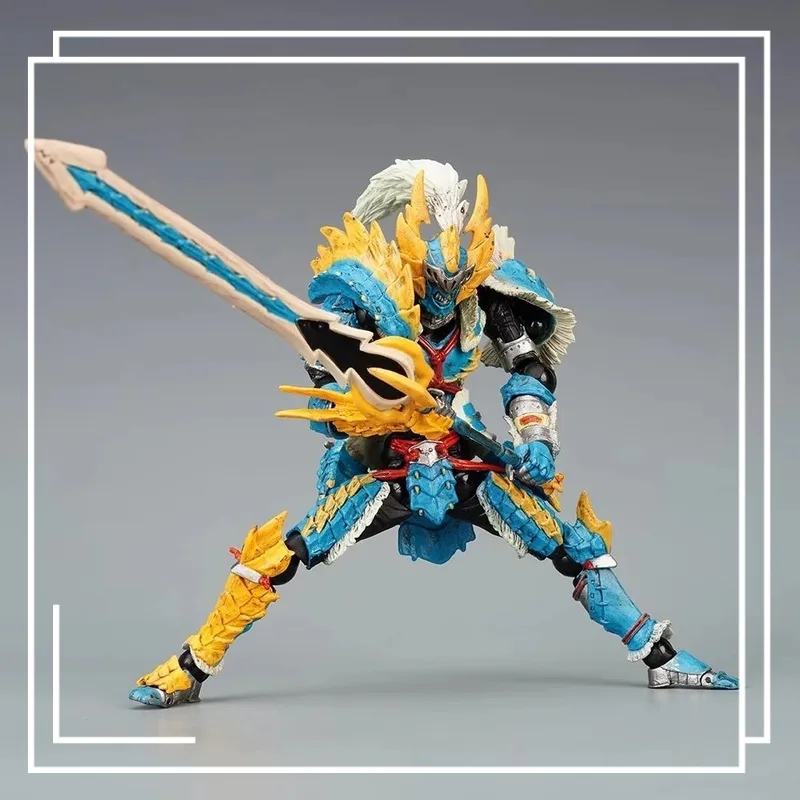Figurka kolekcjonerska Monster Hunter Series Saber Knight Ultra Mobile Model Toy, styl Mountain Mouth, Smok Thunder Wolf
