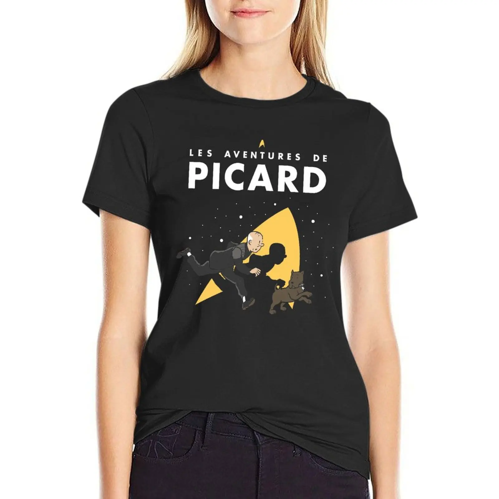 

Les aventures de Picard (Collab with G! R) T-shirt shirts graphic tees female cropped t shirts for Women