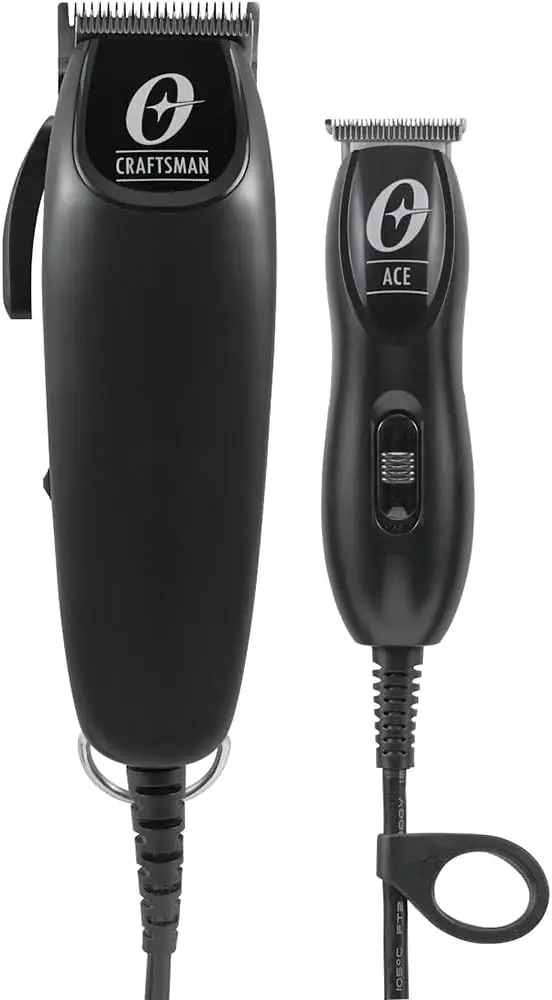 

Professional Hair Clipper Kit with Adjustable Mag Clipper, Mini Trimmer & Finisher for Precise Cuts