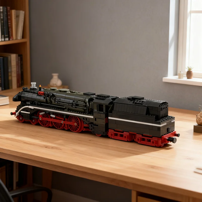 1243pcs MOC DR BR 18 314 Train Model Building Blocks Toy DIY Assemble Collection Education Display Birthday Creative Craft Idea