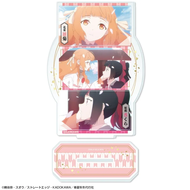 Anime Agents of the Four Seasons 15cm Sakura Himedaka Hazakura Ruri Acrylic eychains Decorations Accessories