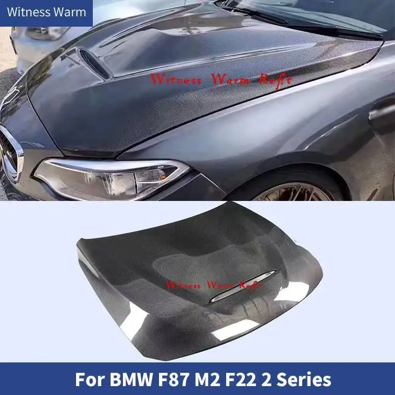 ألياف الكربون Frp غطاء المحرك هود بونيه لسيارات Bmw F87 M2 F22 F23 2 Series 2015 - 2020 Gts Style طقم الجسم