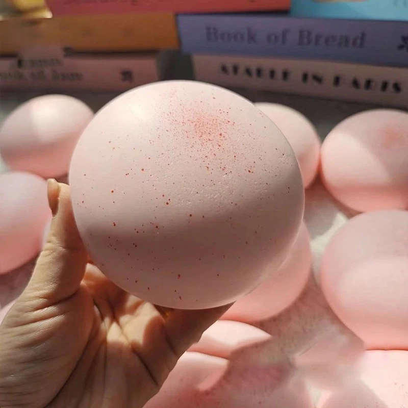 1PC Squishy Realistic Daifuku Mochi Stress Relief Sensory Decompression Toys Sticky Slow Rising Squeeze Toy For Kids Adults Gift image 3