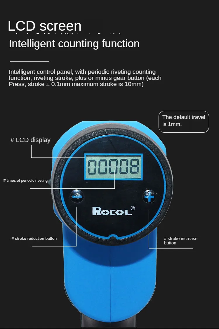 RL-860 Battery Blind Pop  Electric  Rivet