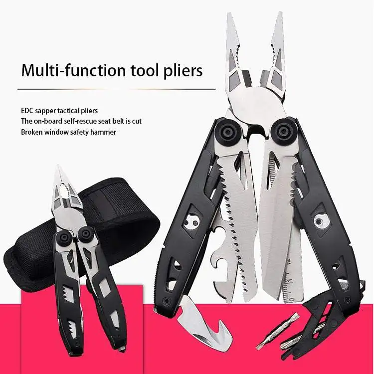 PROBON outdoor camping multifunctional folding knife pliers car tool knife pliers Handle Pocket knife