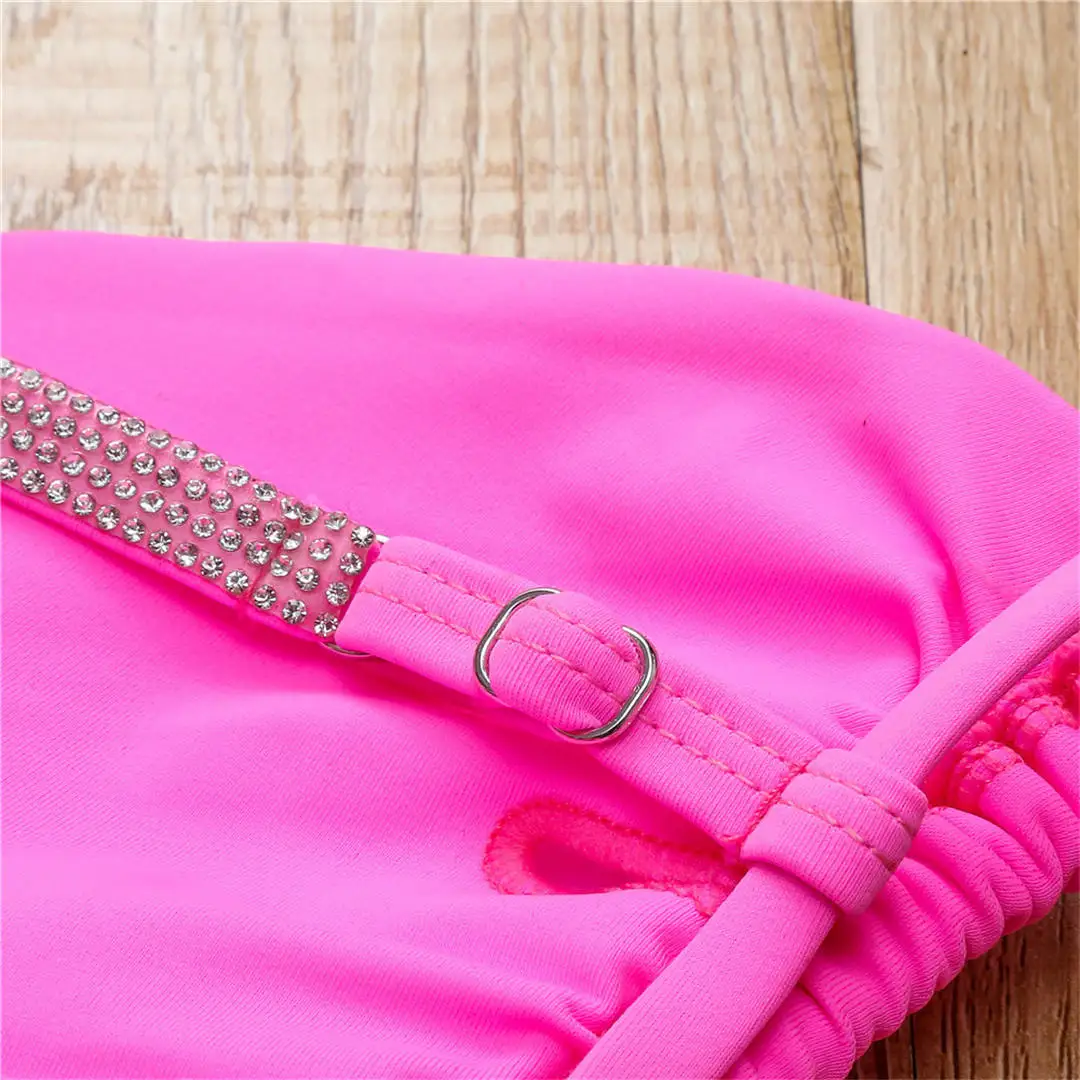 Neuer sexy Mini-Bikini, Damen-Badeanzug, zweiteiliges Bikini-Set mit Pailletten, gepolstert, Badebekleidung, Damen-Badeanzug V2043P – Detail 20