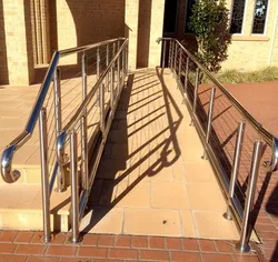 Ramp Balustrade with 50mm stainless steel tube