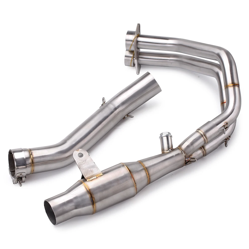 For Honda CBR500 CB500X CB500F CBR500R Motorcycle Exhaust System Escape Modified Front Middle Tube Link Pipe Without Muffler