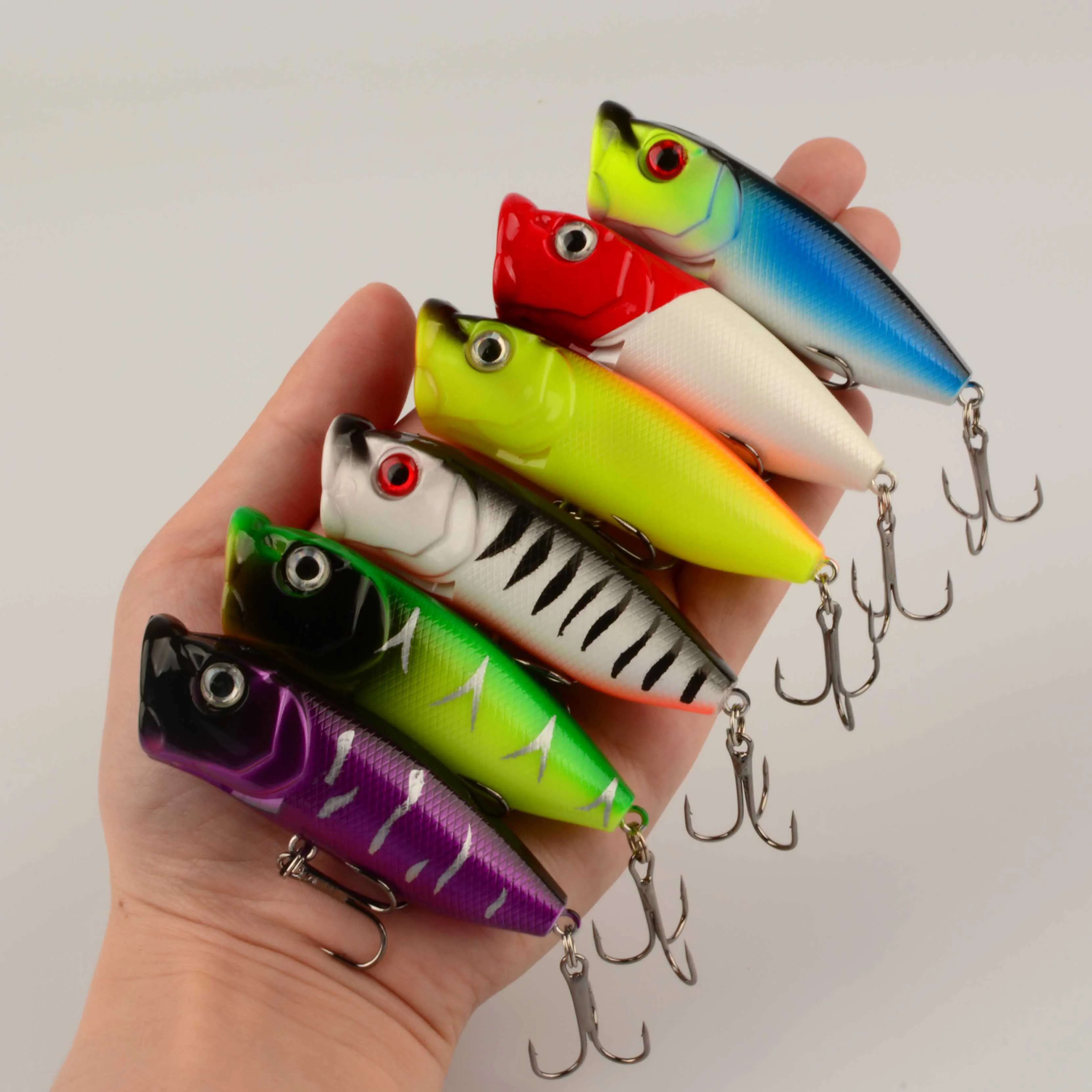 Popper de superficie 7.2cm – Señuelo artificial de plástico duro - imagen 2