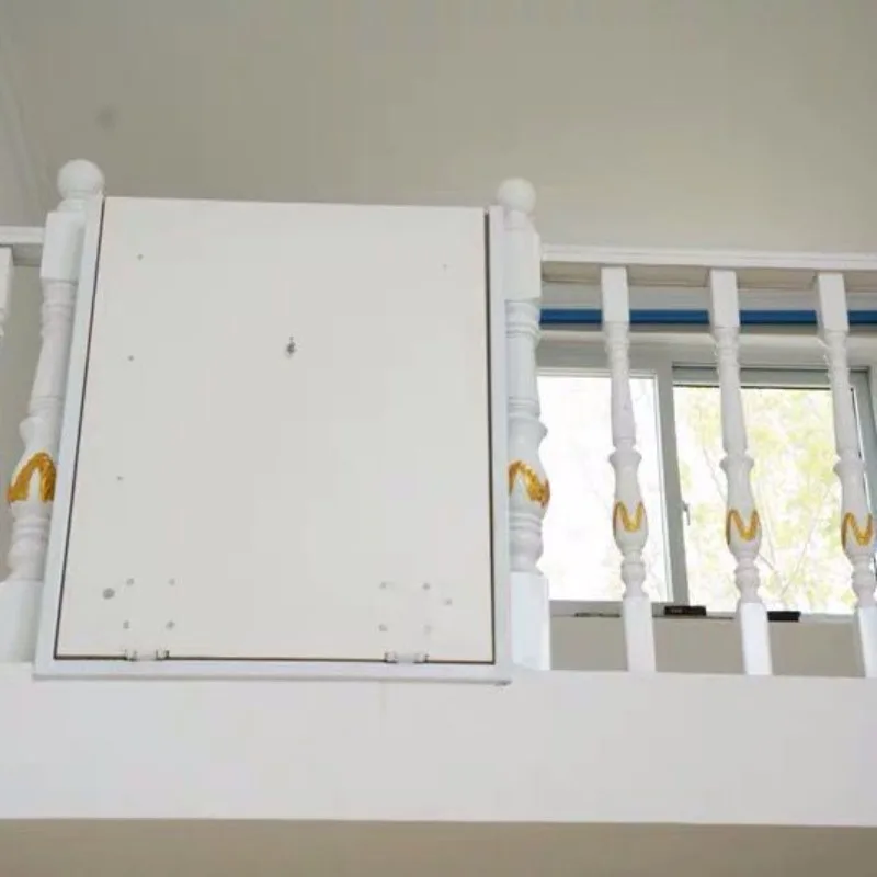 Side telescopic stairs Vertical duplex attic shop stairs