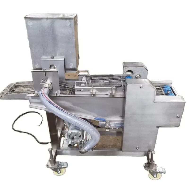 【Más vendido】Máquina automática de empanado de migas, aplicador de masa Tempura, máquina de recubrimiento de migas de pan, máquina de empanado y empanado