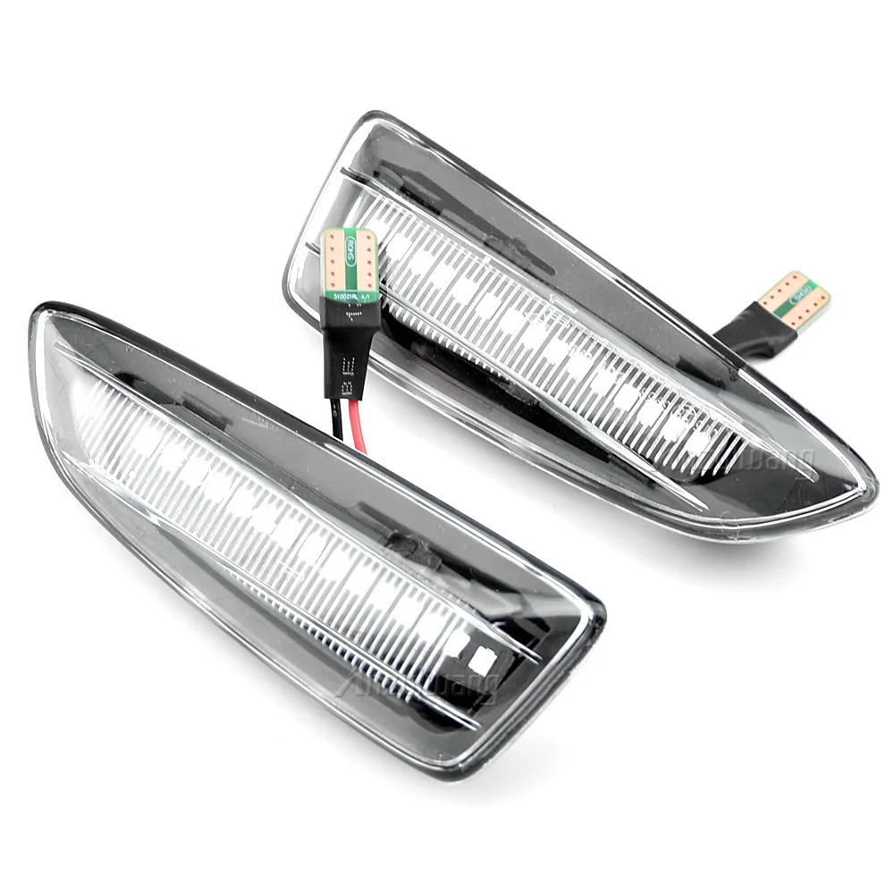 2 قطعة LED الجانب ماركر مصباح بدوره إشارة أضواء ديناميكية لأوبل أسترا J 2009-2015 أسترا K 2015-2019 كروسلاند X 2017-2019