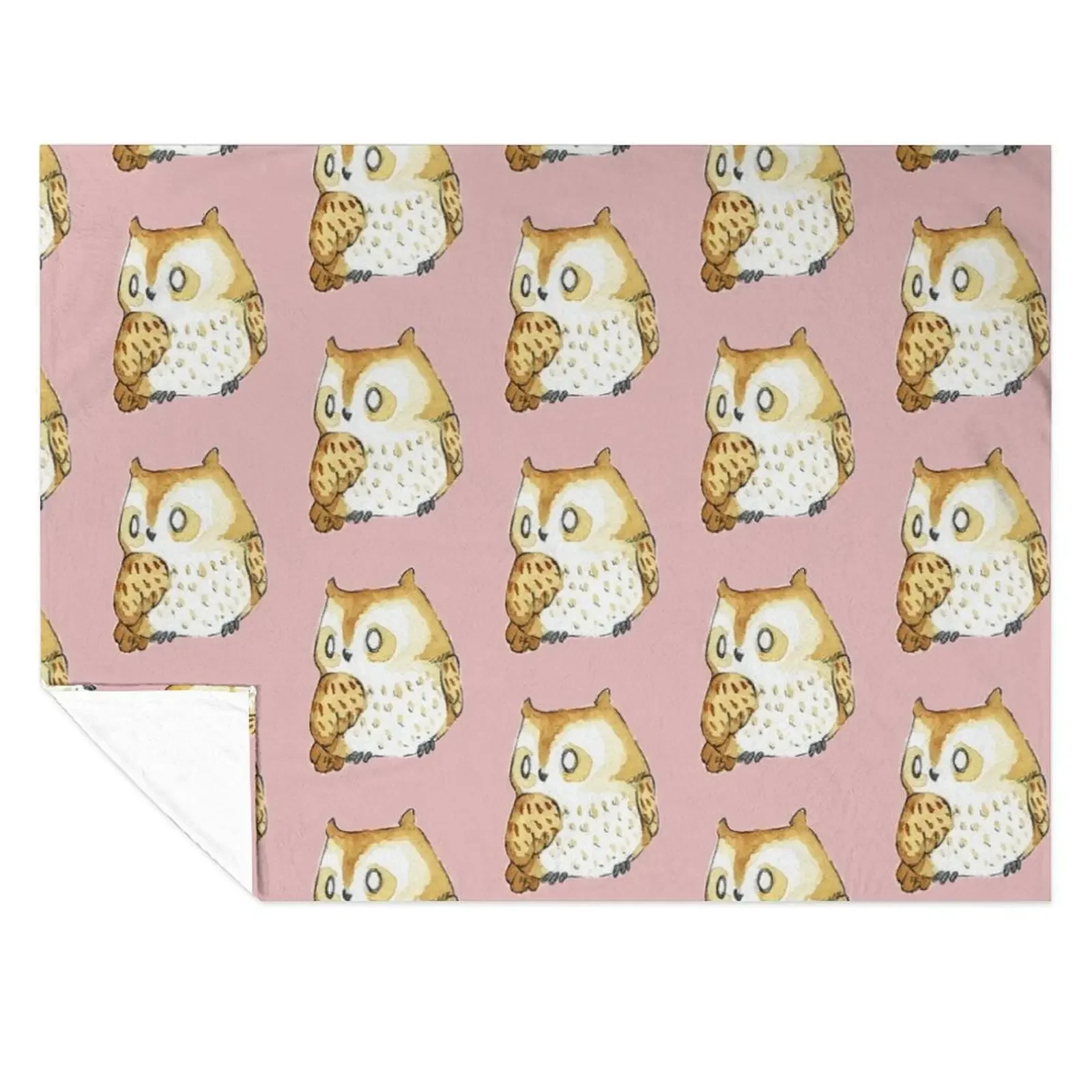 

Eastern Screech Owl Throw Blanket cosplay anime Soft Thermal Camping Blankets