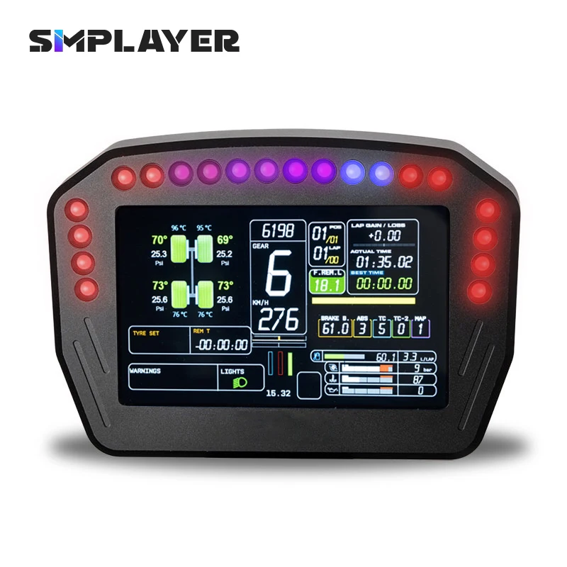 

Simplayer DH480 PRO Dashboard Dash Display w/ 5" Ultra Color HD IPS Screen & Built-in USB Graphics Card